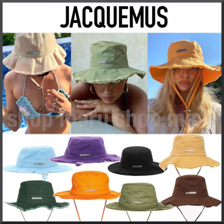 JACQUEMUS◇大人気！コットン フリンジ デザインバケットハット