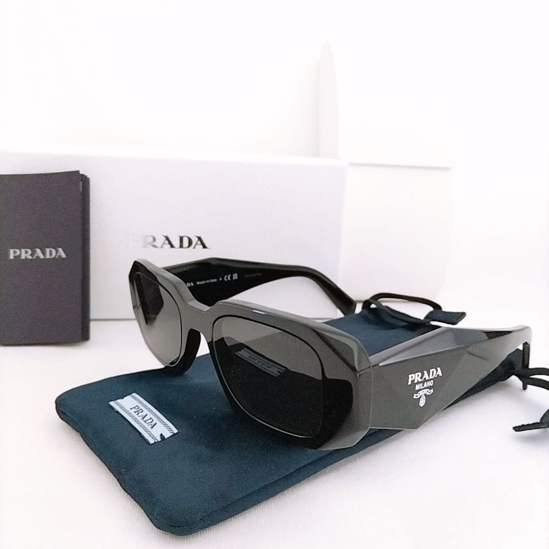 PRADA サングラス ブラック PR17WS プラダ アイウェア スクエア (PRADA