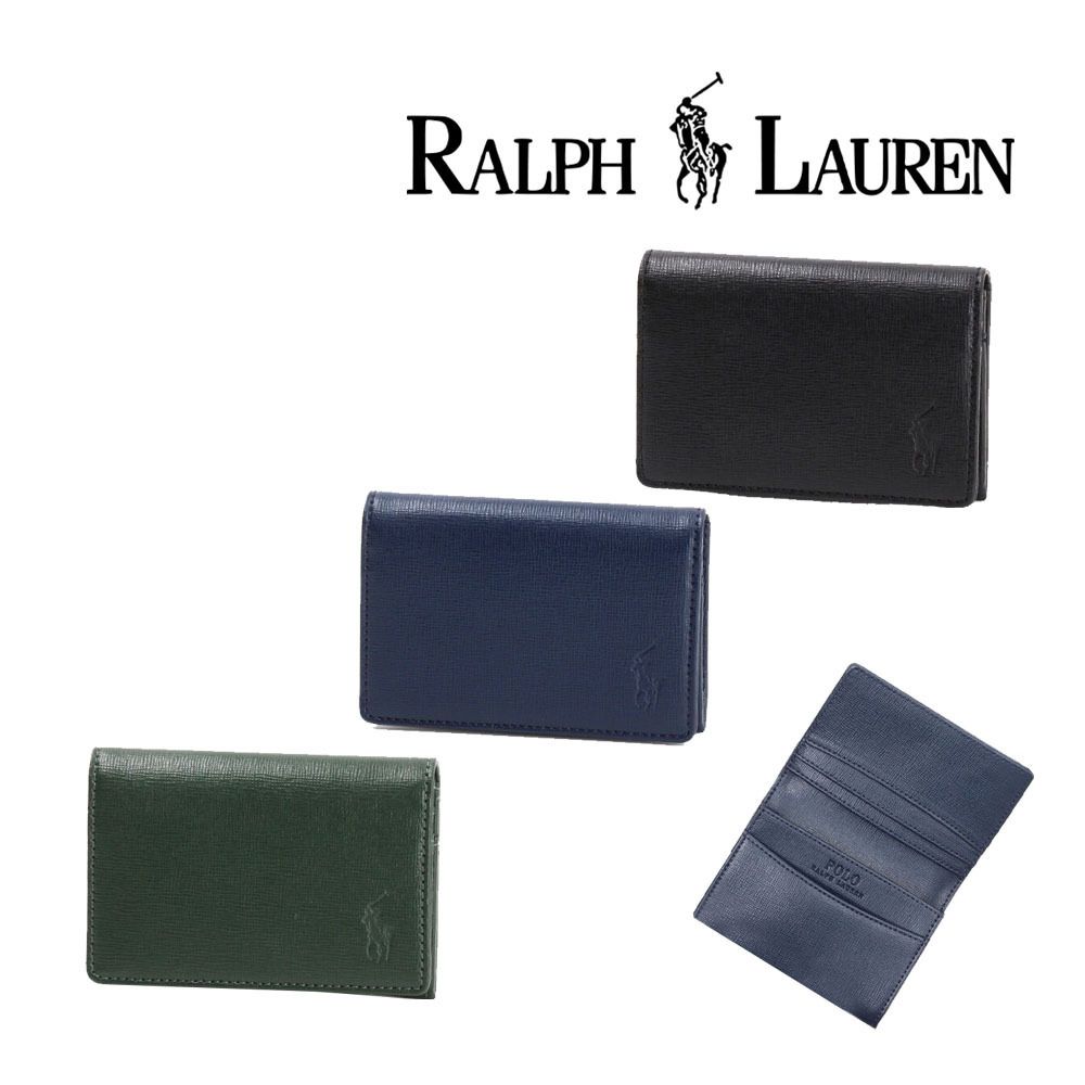 ラルフローレン 名刺入れ POLO RALPH ポロ 定期 カード パス 革 (Ralph