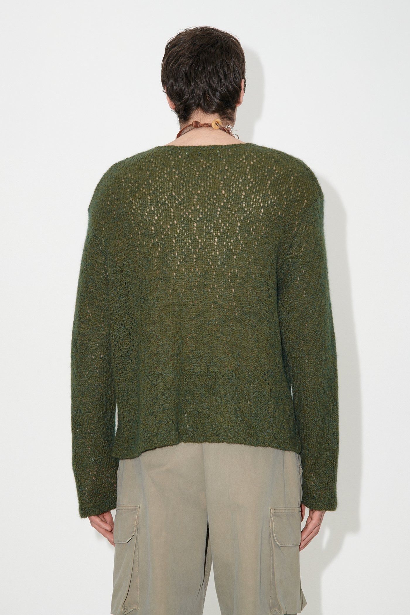 ☆OUR LEGACY☆ ダブル ロック U ネック Moor Green Crochet (OUR