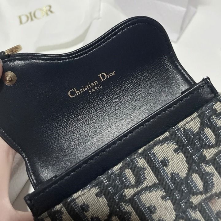 DIOR】SADDLE フラップ カードホルダー (Dior/カードケース・名刺入れ