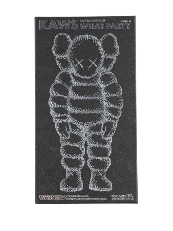 KAWS What Party Figure | Black | FARFETCH