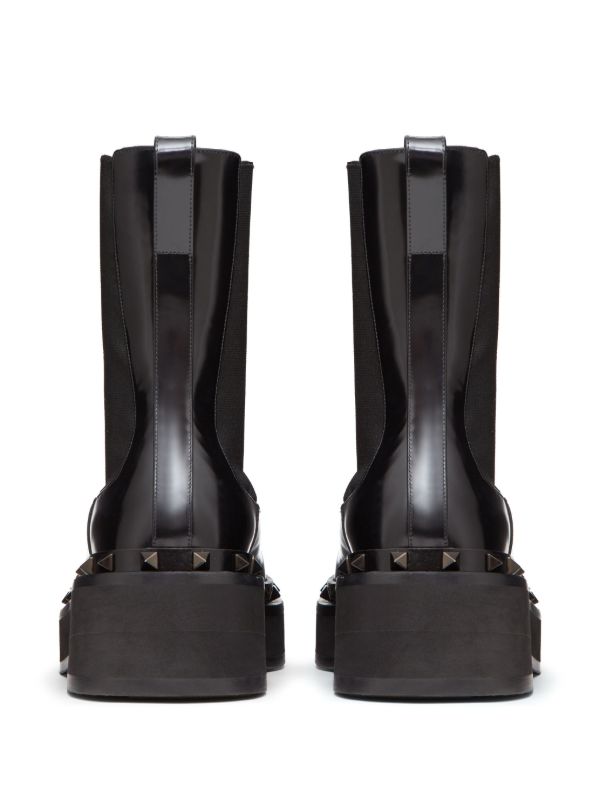 Valentino Garavani ロックスタッズ M-Way ビートル ブーツ 50mm