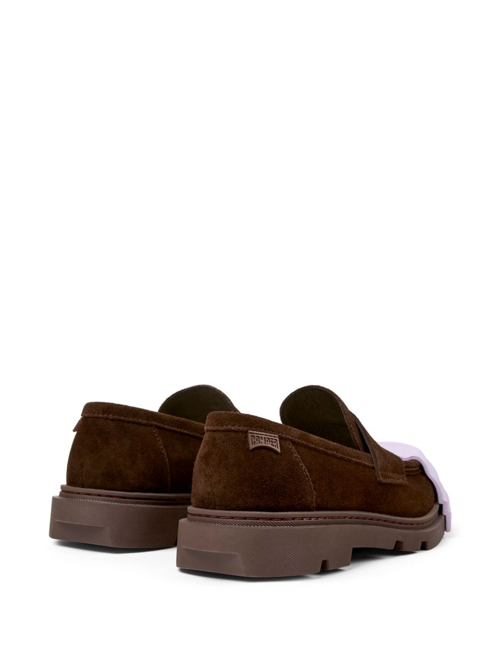 Camper Junction スエードローファー | ブラウン | FARFETCH JP