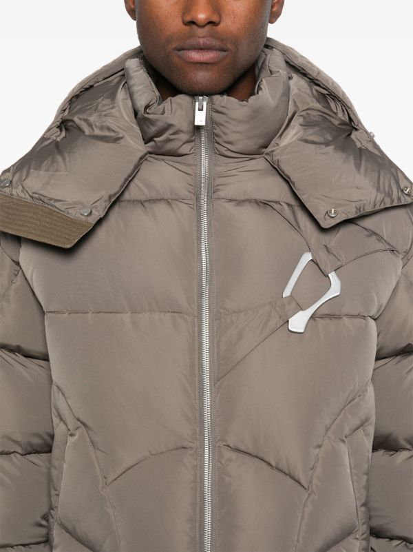 HELIOT EMIL Abstract Puffer Jacket | Green | FARFETCH