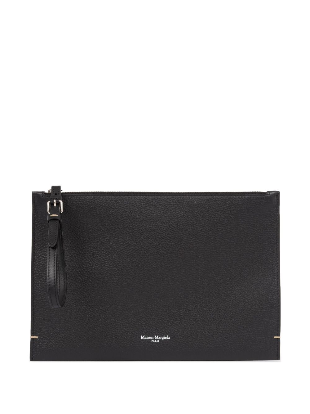 Maison Margiela Grained Finish Shoulder Tote Bag | Black | FARFETCH JO