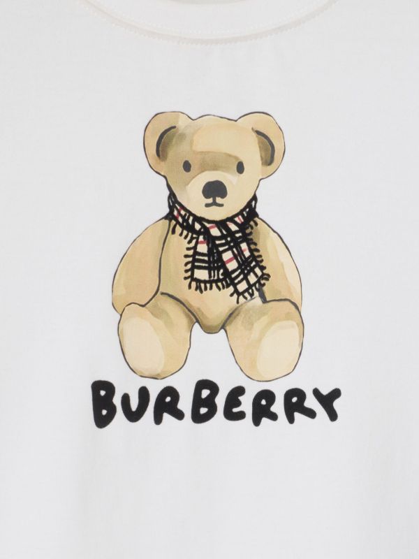 Burberry Kids Thomas Bear T-shirt | White | FARFETCH IN