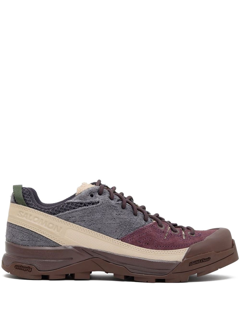 Salomon X-Alp Suede Leather Sneakers | Red | FARFETCH SG