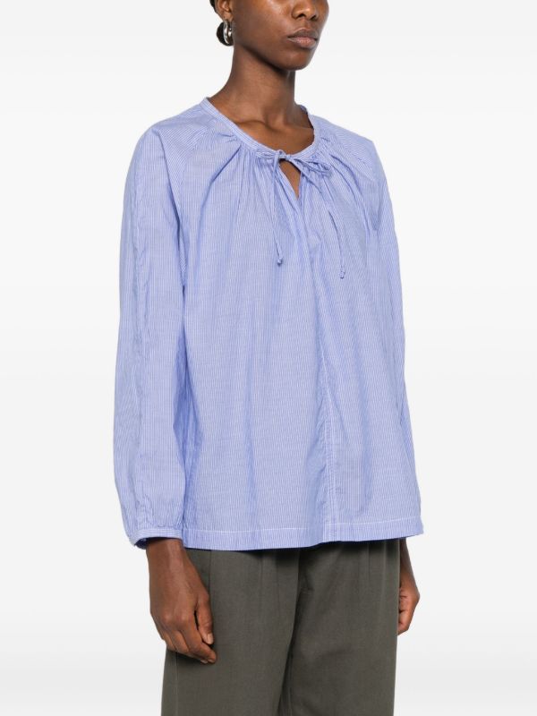 6397 ストライプ ブラウス | ブルー | FARFETCH JP