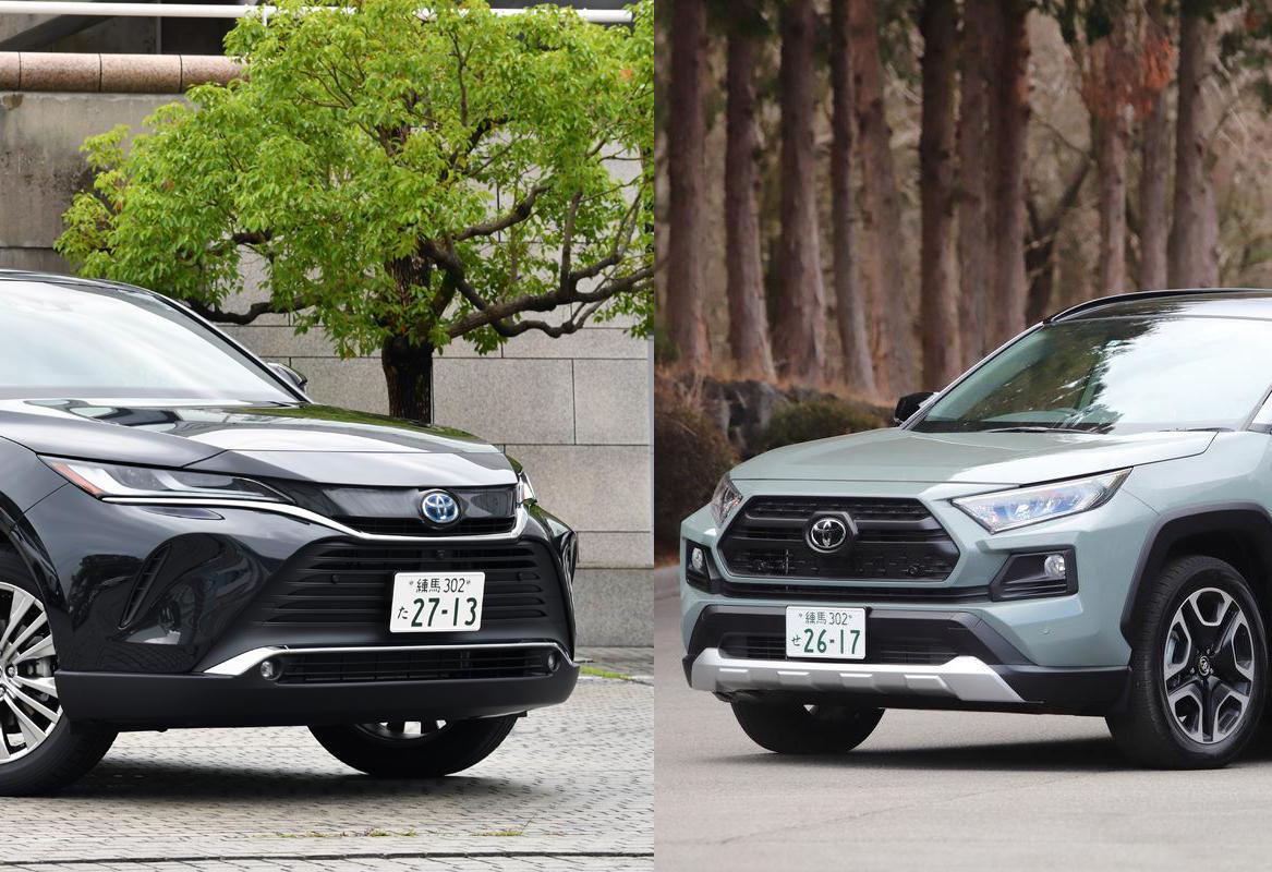 RAV4対ハリアー！ 価格も近くハイブリッドも揃うトヨタの同門SUVを徹底