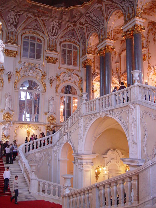 8 エルミタージュ美術館 冬の宮殿』サンクトペテルブルク(ロシア)の