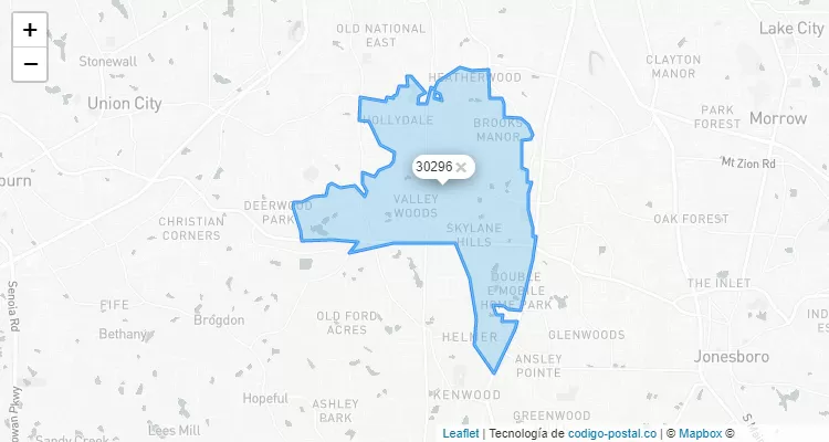 30296 ZIP Code - United States
