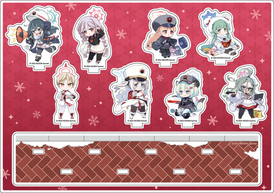 台湾限定】ブルーアーカイブ 1110 シュガーラッシュ アクリルジオラマ