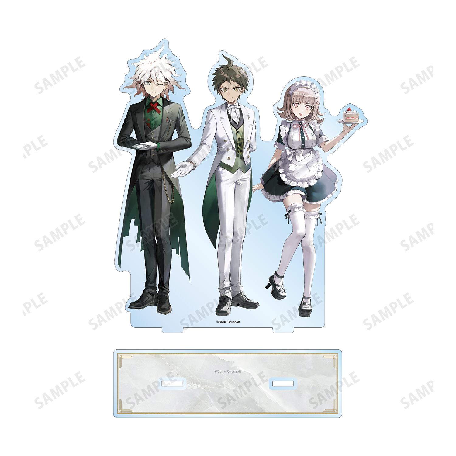 ダンガンロンパシリーズ_緜さんイラスト 日向創&狛枝凪斗&七海千秋