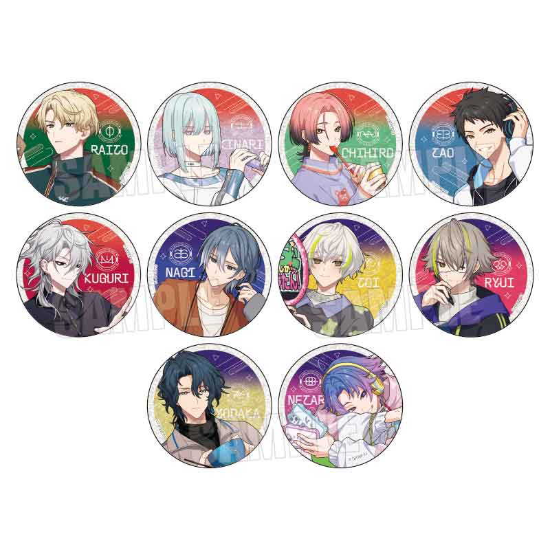 18TRIP_トレーディンググリッター缶バッジ Part4 夕班・夜班