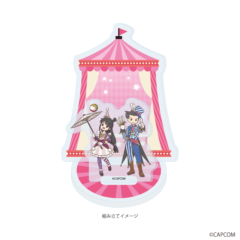 逆転裁判シリーズ_アクリルスタンドプレート01/成歩堂 龍一&綾里 真宵