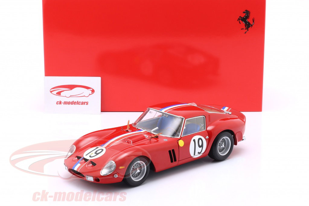 Kyosho 1:18 Ferrari 250 GTO #19 2番目 24h LeMans 1962 Guichet