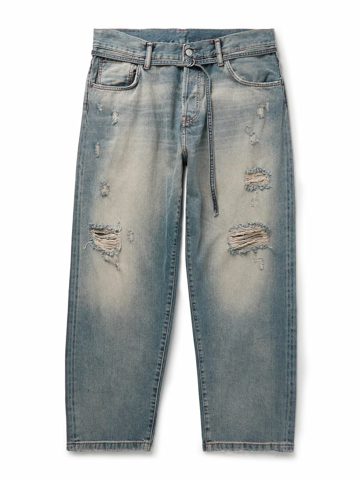 Acne Studios - 1991 Toj Detroit Straight-Leg Belted Distressed