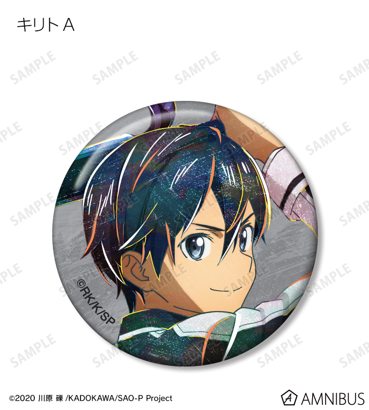 ソードアート・オンライン SAO カラ鉄 キリト 缶バッジ カラオケの鉄人
