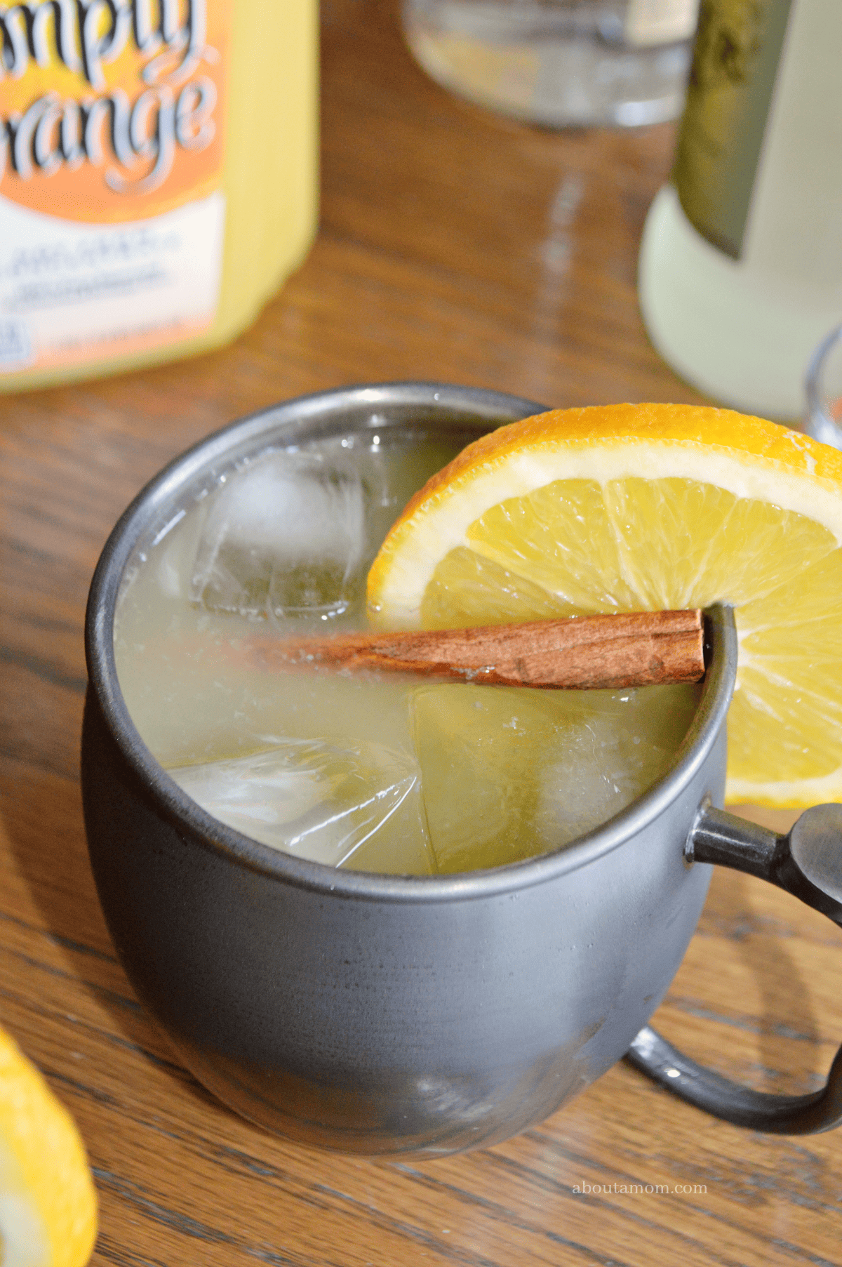 Spiced Orange Moscow Mule Cocktail - About a Mom