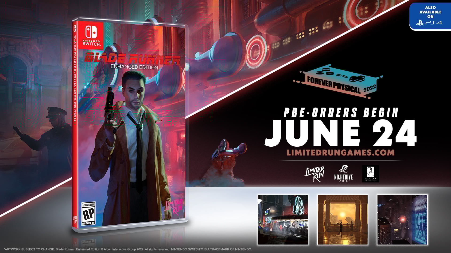 Blade Runner Enhanced Edition (Limited Run Games) - Switch - - PNP