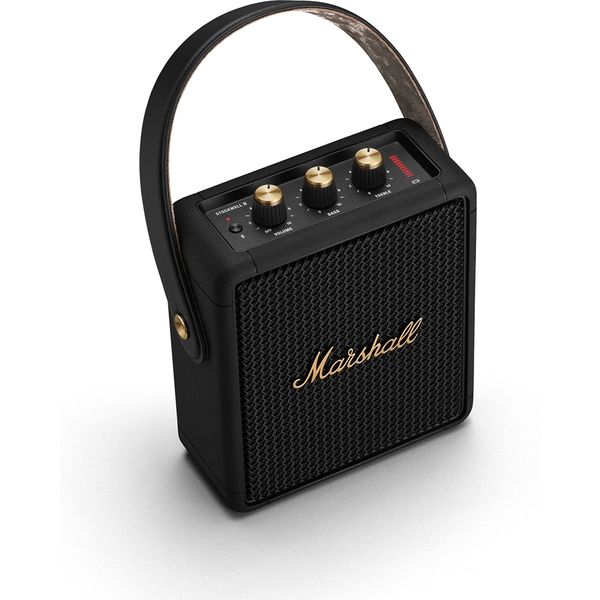 Marshall ワイヤレスポータブルスピーカー ブラック&ブラス STOCKWELL2