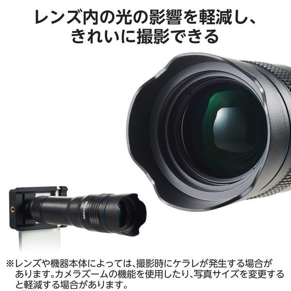 スマホ 望遠レンズ 16倍 ホルダークリップ式 レンズ 高画質 望遠鏡