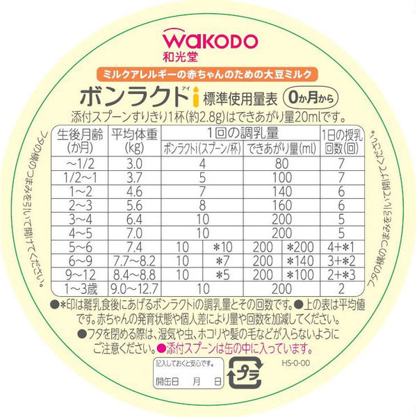 0ヵ月から】WAKODO（和光堂） ミルクのあわない赤ちゃんに ボンラクトI