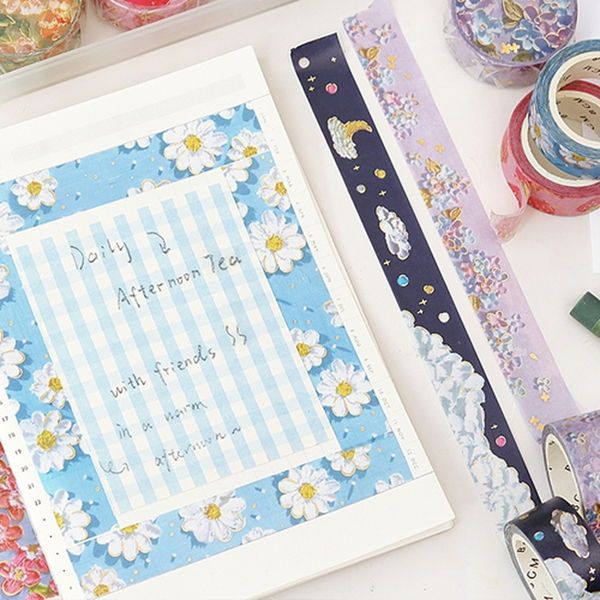 ビージーエム BGM マスキングテープ マーガレット BMSPOP003 1セット