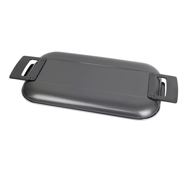 YAMAZEN ワイドホットプレート 1300W 内寸幅48×奥行30cm フッ素加工