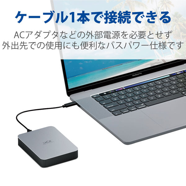 HDD 外付け 5TB ポータブル 3年保証 Mobile Drive STLP5000400 LaCie 1