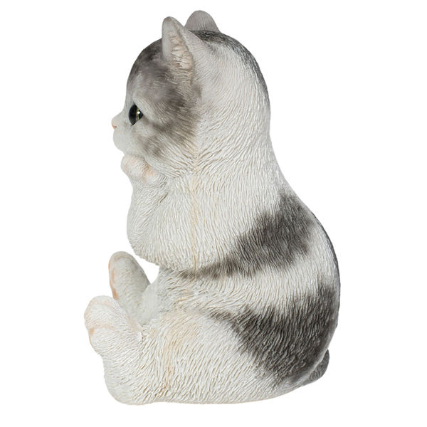 ウービア 頬杖をつくサバトラ白猫 H23003-16 1個（直送品） - アスクル