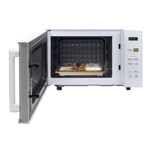 YAMAZEN 電子レンジ 18L 500/650W フラット庫内 4種オートメニュー