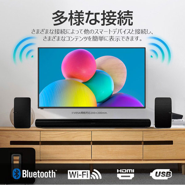 WIS 50型 4KチューナーレスGoogleTV 50GTN 1台（直送品） - アスクル