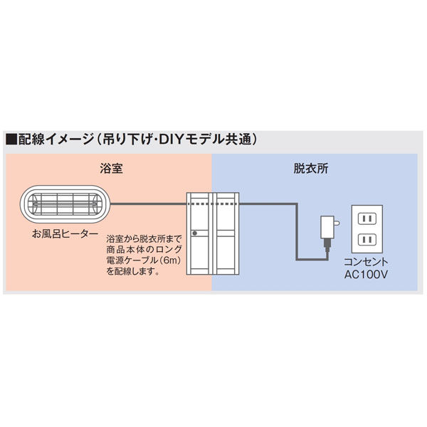 コンフォー クレスター HEAT-S-101WA お風呂ヒーター 1台（直送品
