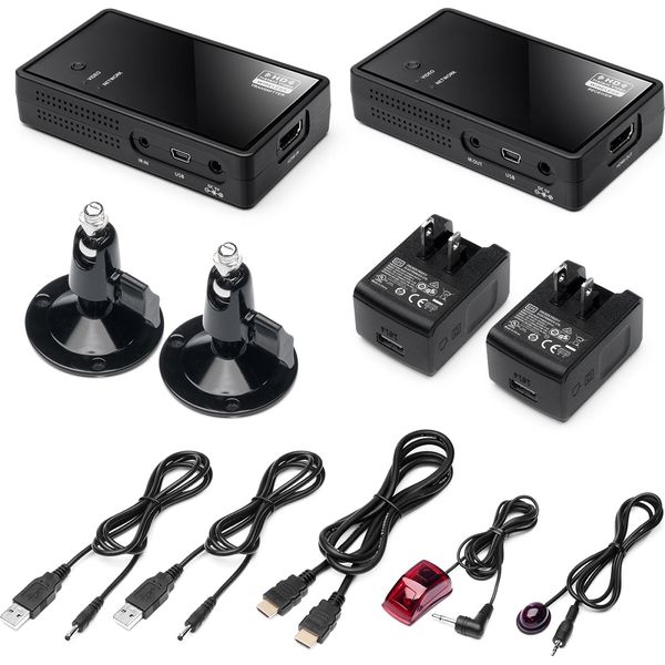 サンワダイレクト ワイヤレスHDMIエクステンダー（送受信機セット