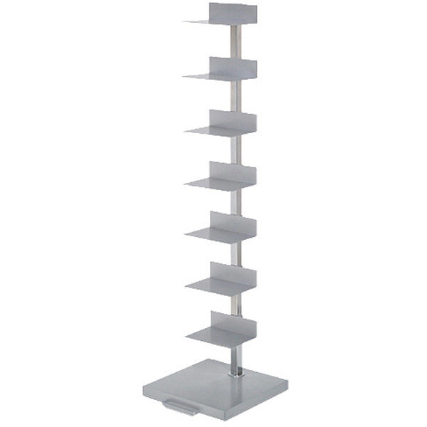 足立製作所 Tsum dock ブックタワー【隠しキャスター付・ハイタイプ8段