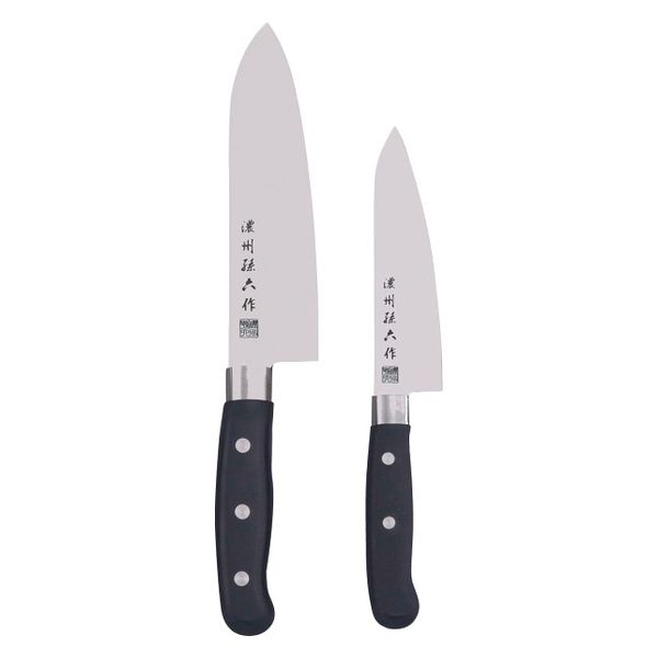佐竹産業 濃州孫六作 料理包丁2本セット A-50F 1箱（直送品） - アスクル