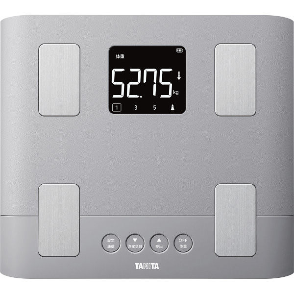 タニタ 体組成計 グレー BC334LGY 1箱（直送品） - アスクル