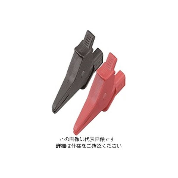 日置電機 ワニ口クリップ L4935 1セット(6個)（直送品） - アスクル