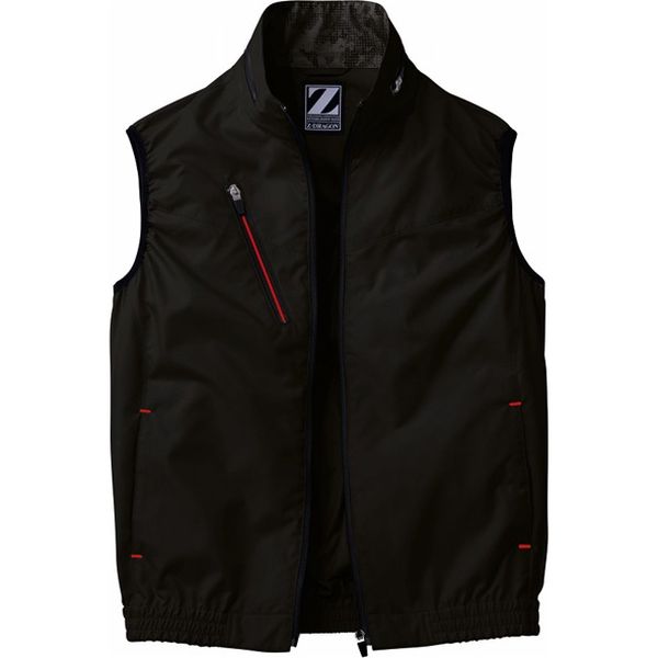 自重堂 制服百科 空調服ベスト（服単品） ブラック 4L 74060（直送品