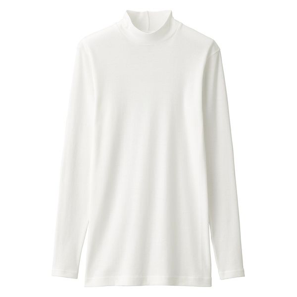 レディース】無印良品 婦人 あったか綿 ハイネック長袖Tシャツ 婦人S