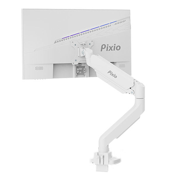 Pixio モニターアーム シングル VESA ホワイト PS2SW-O 1台（直送品