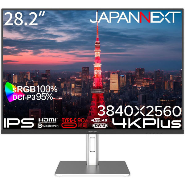 ジャパンネクスト 28.2インチ ワイド 4K Plus液晶ディスプレイ
