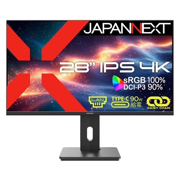JAPANNEXT 28インチ ワイド 4K液晶モニター JNーIPS28UーHSPC9ーDL
