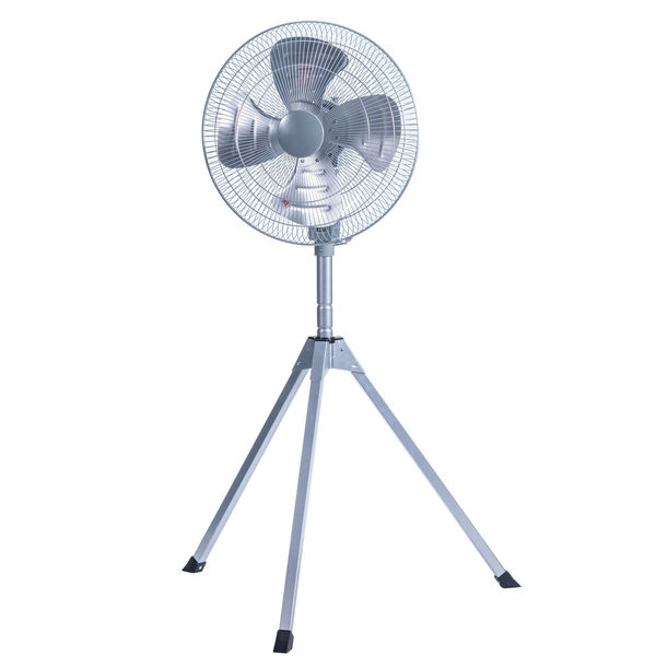 ナカトミ 45cm 工場扇 工業扇 アルミ羽根 スタンド式 風量3段階 自動首