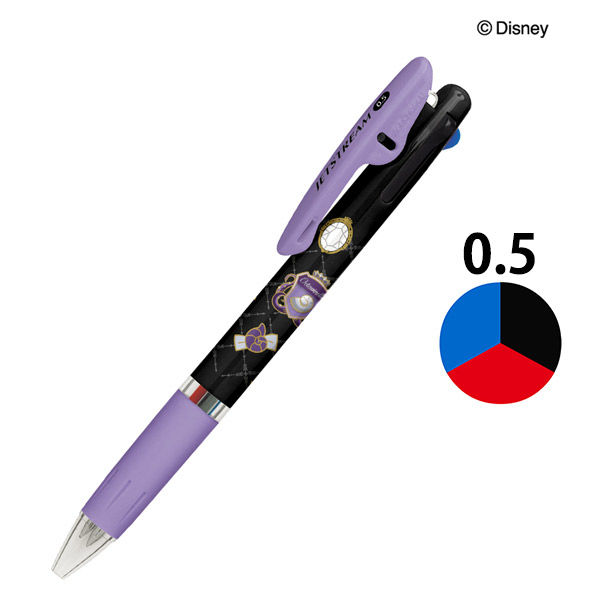 ジェットストリーム 3色ボールペン 0.5mm ディズニー ツイステッド