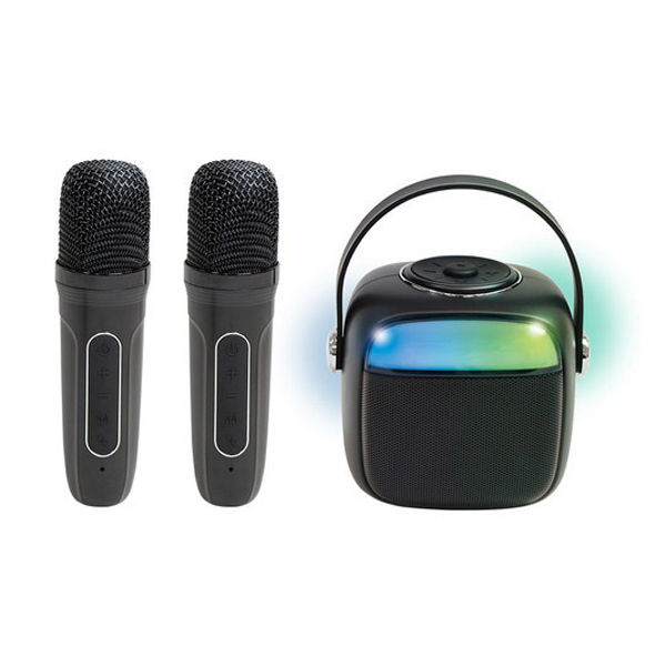 カラオケもできるBluetoothスピーカー S02BS-002BK 1セット - アスクル