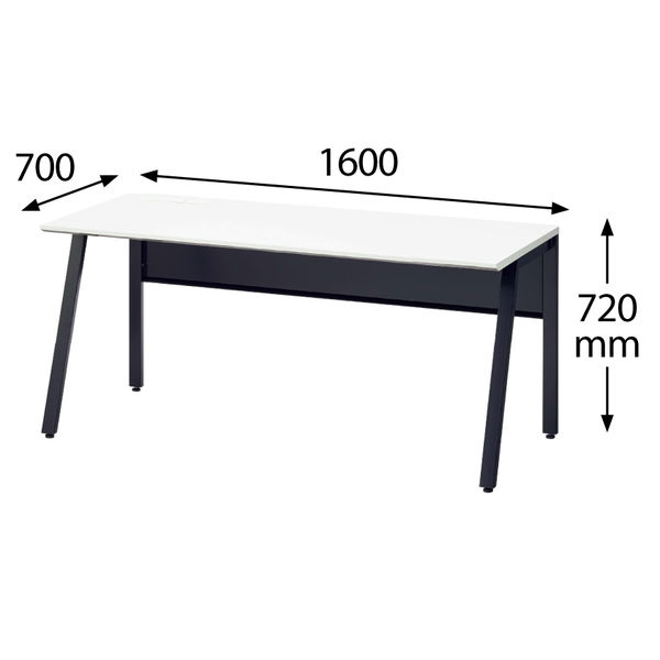 軒先渡し】オカムラ VILLAGE VD-Aデスク 平机 幅1600×幅700×高さ720mm