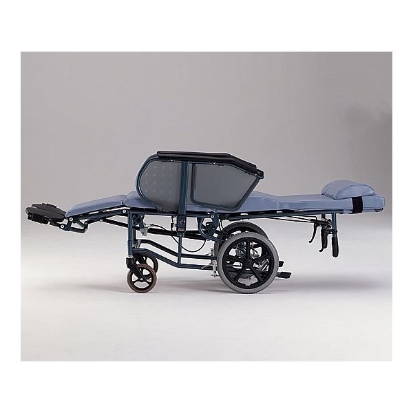 松永製作所 フルリクライニング車椅子 (介助式/スチール製/座幅400mm
